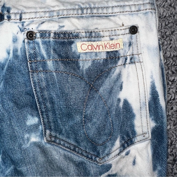 Calvin Klein Bleached Tie Dye Jeans - Picture 5 of 7